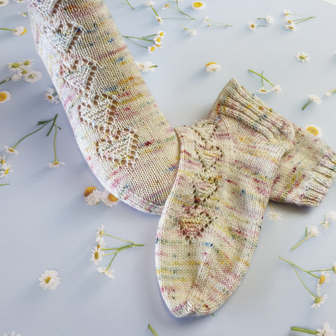 Valentines Sock Pattern - Printed