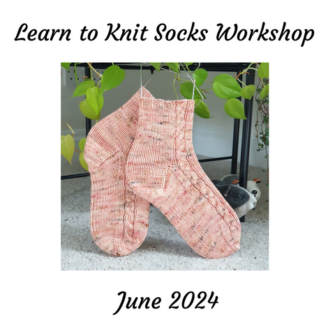 Lean to Knit Socks Workshop June 2024