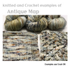 Lustrous Lace - Antique Map