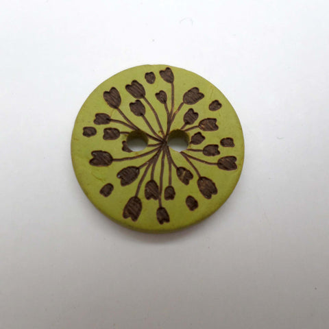 Green Flower Burst